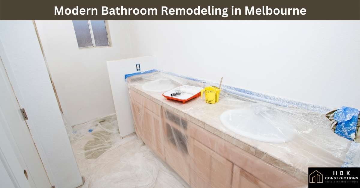 Modern Bathroom Remodeling in Melbourne » HBK Constructions