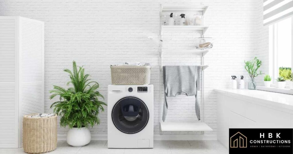 Laundry Rooms with Hints of Color