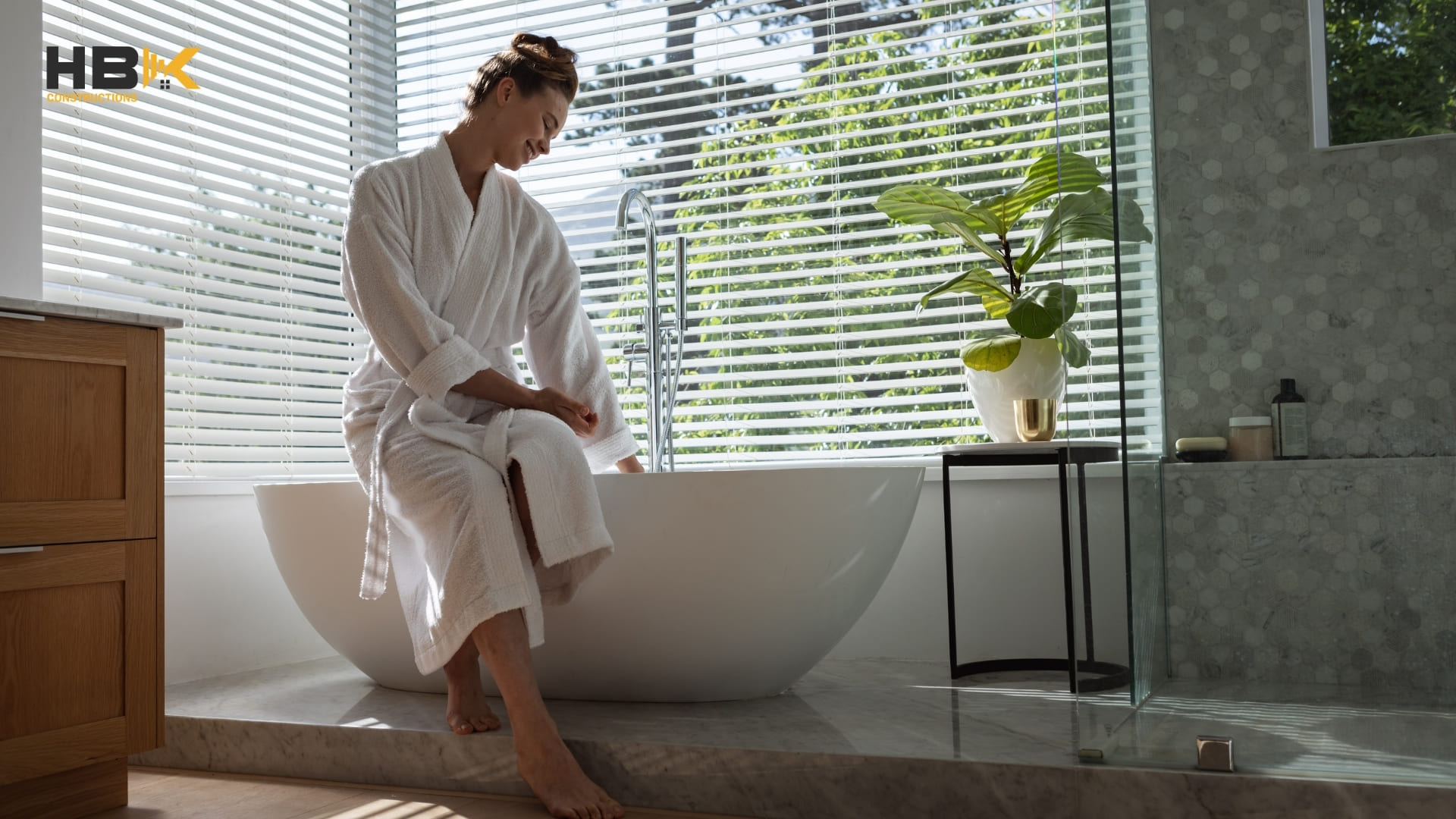 wellness focused spa bathroom renovation in Melbourne home