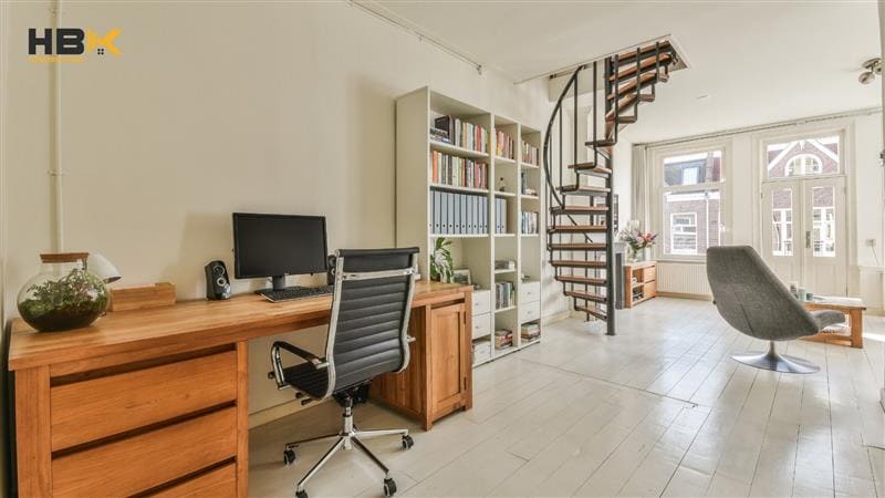 multi-functional home office space in renovated Melbourne home