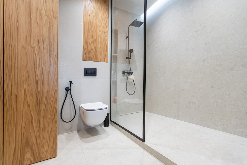 bathroom LED lighting and ventilation Melbourne renovation