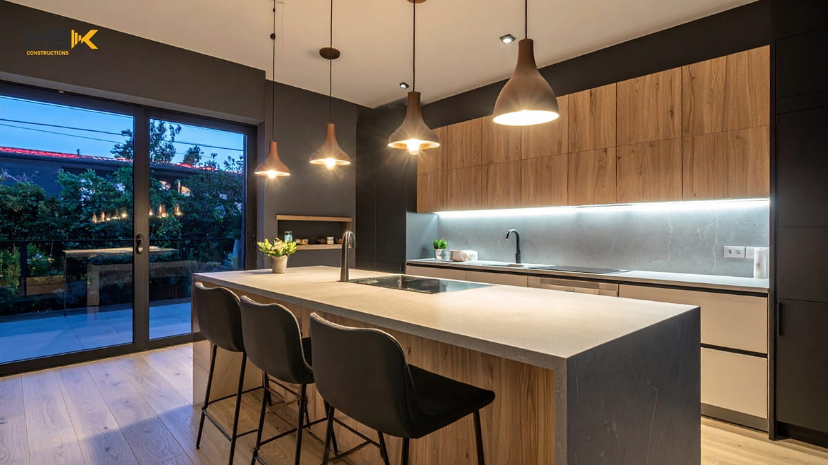 premium finishes in a Melbourne home extension kitchen