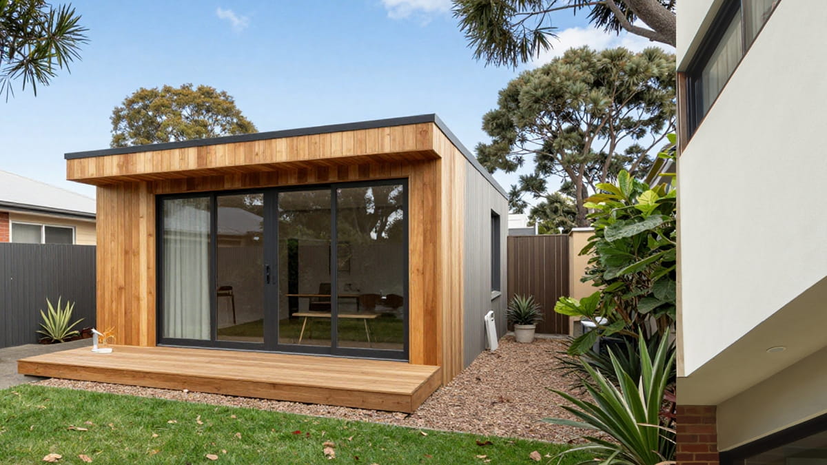 small second dwelling backyard granny flat Melbourne