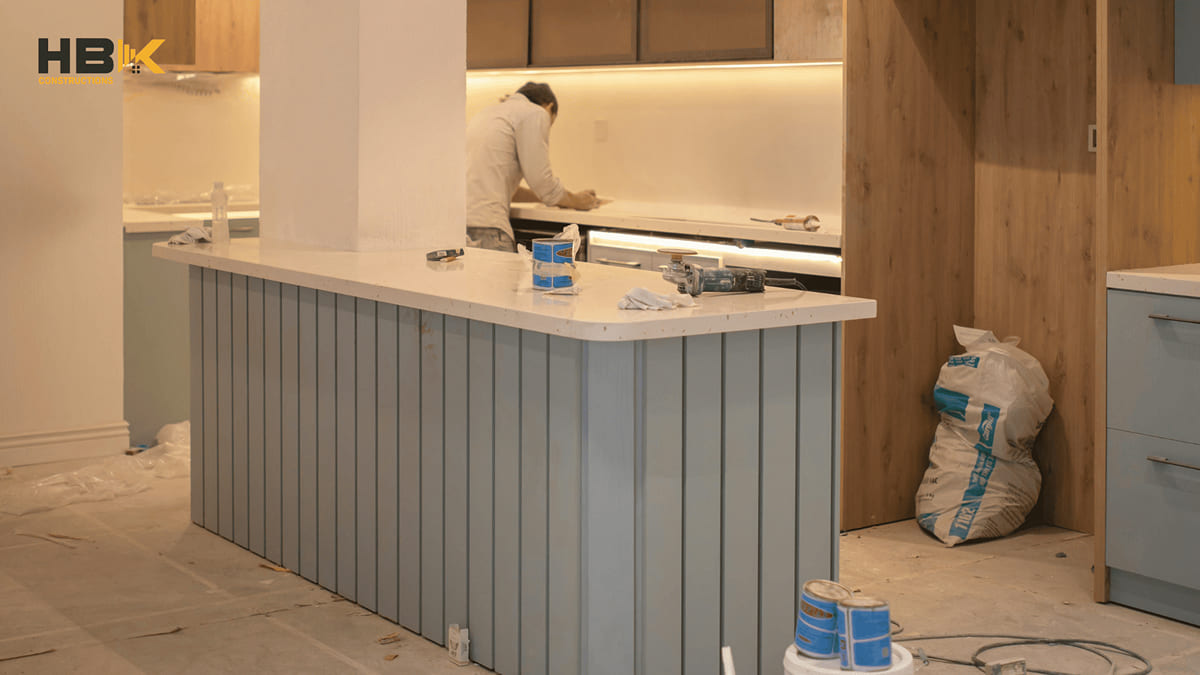 builder project managing a kitchen renovation in Melbourne