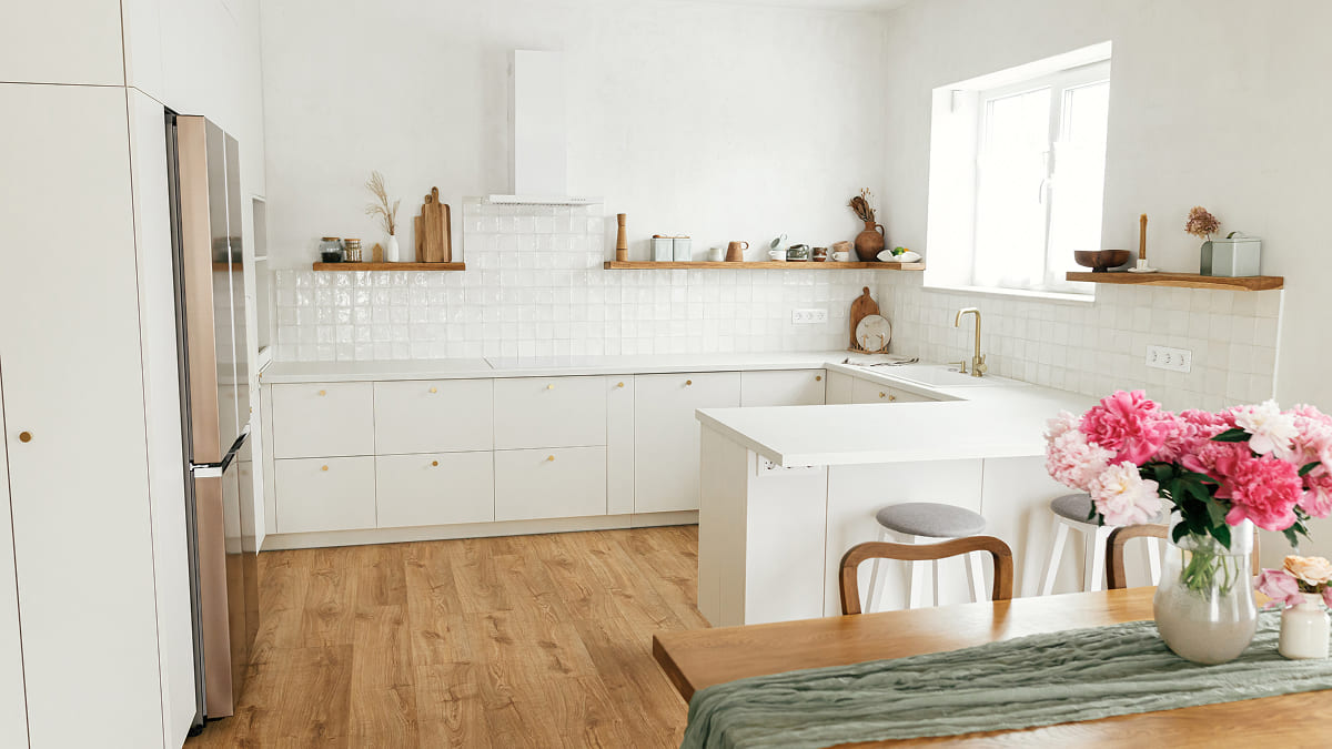 budget kitchen renovation keeping the original layout in Melbourne